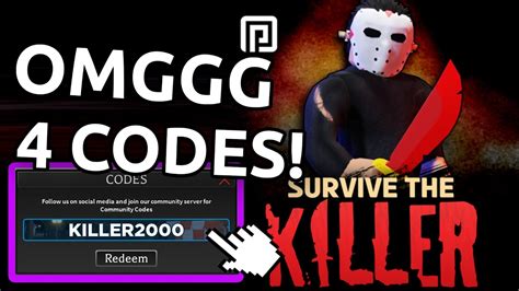 survive the killer codes 2022|Roblox Survive the Killer codes (December 2022):。